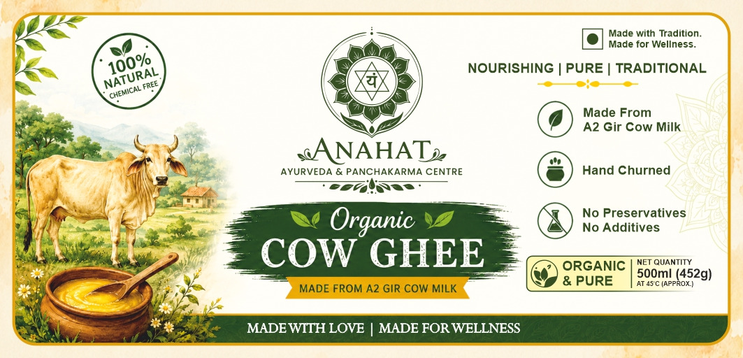 Anahat Pure A2 Cow Ghee - Handcrafted Ayurvedic Ghee by Bilona Method in Ahmedabad